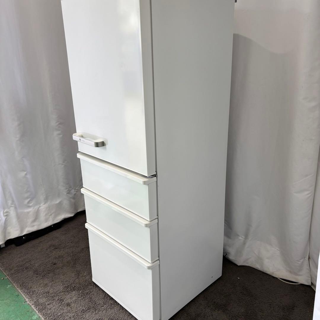 744⭕️冷蔵庫　AQUA　大型　300-400ℓ　設置無料　右開き　安い　綺麗