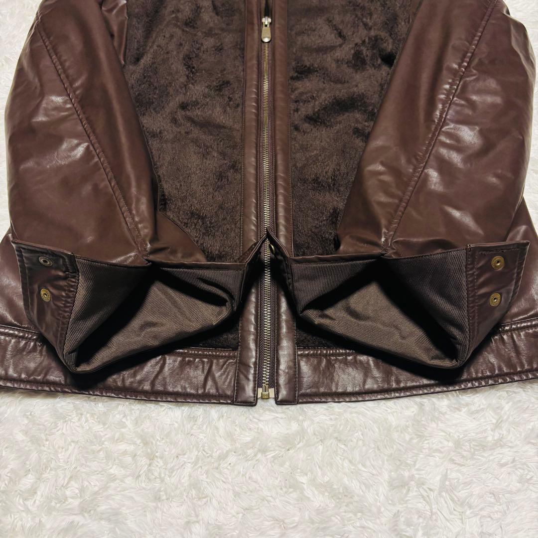 希少 00s y2k アディダス トラックジャケット 異素材 切替 ブラウン