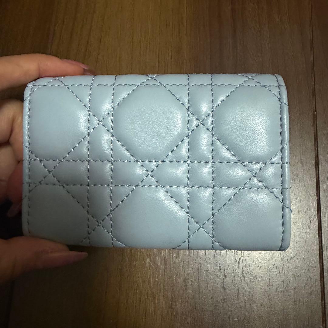 【美品】My Dior Glycine ウォレット　ブルー