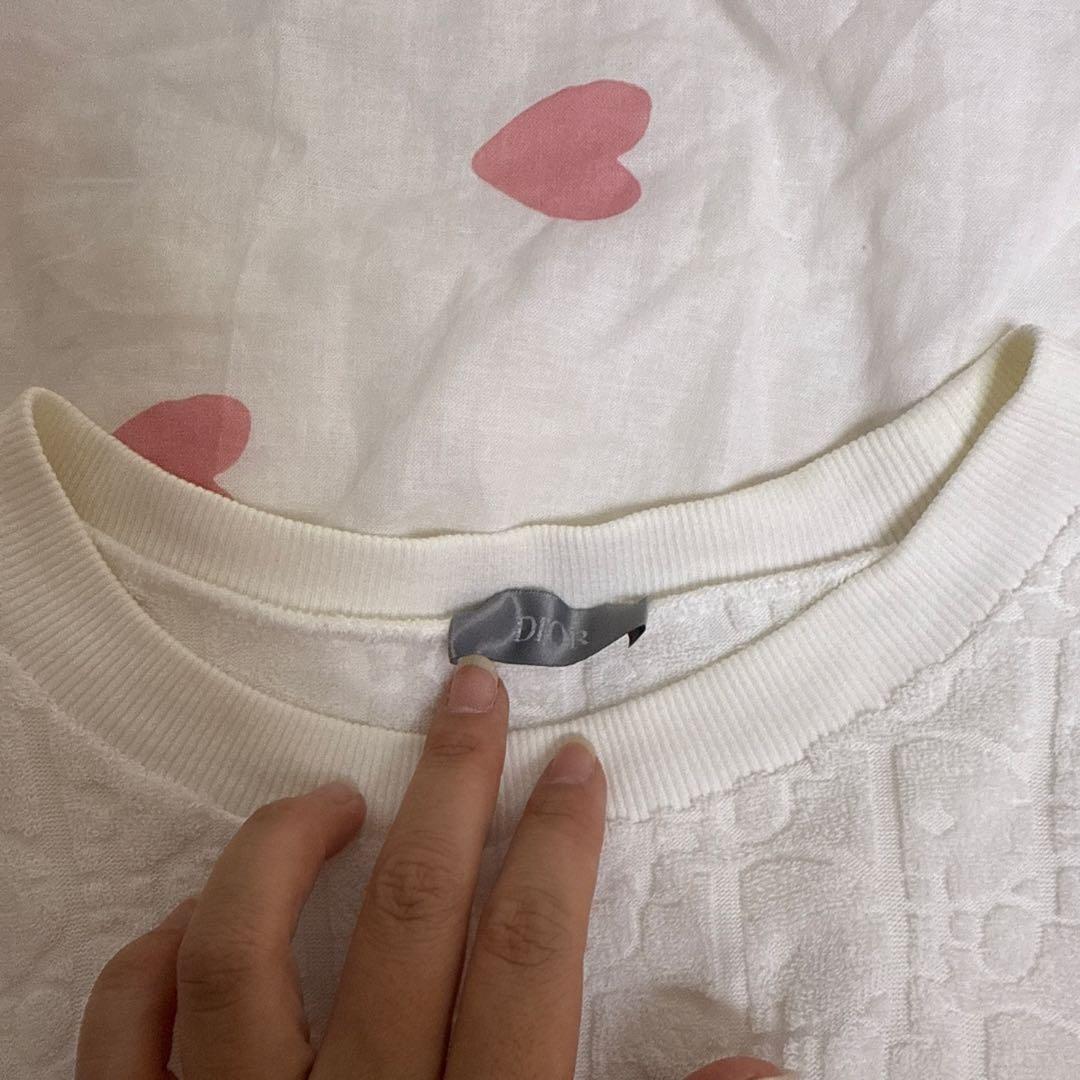 Dior パイル地 Tシャツ 総柄