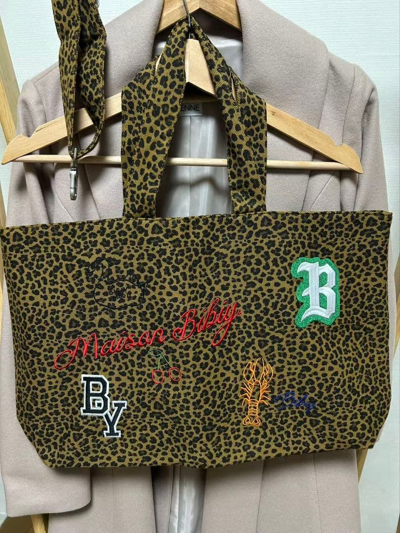 【新品】MAISON BIBIY. LEOPARD TOTE Bibiy