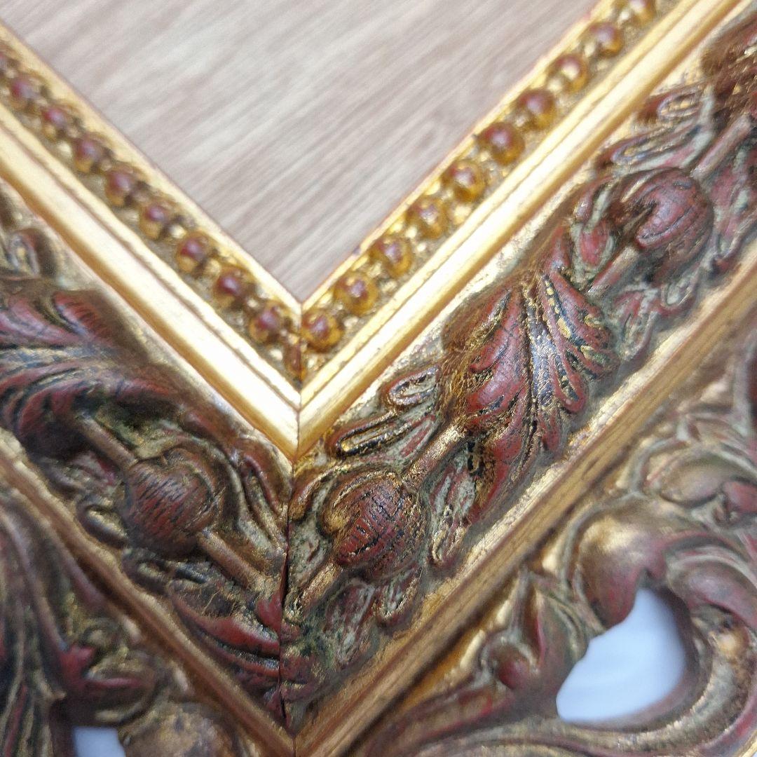 未使用/透かし模様　フィレンツェ額縁　油絵額縁