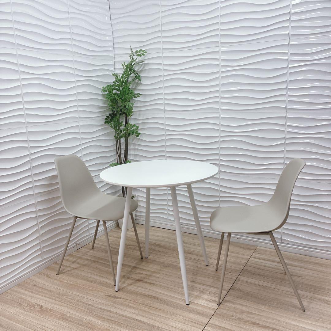 ◇大阪府神戸市配達料無料！◇LOWYAテーブル◇チェア2脚◇ハイテーブル◇