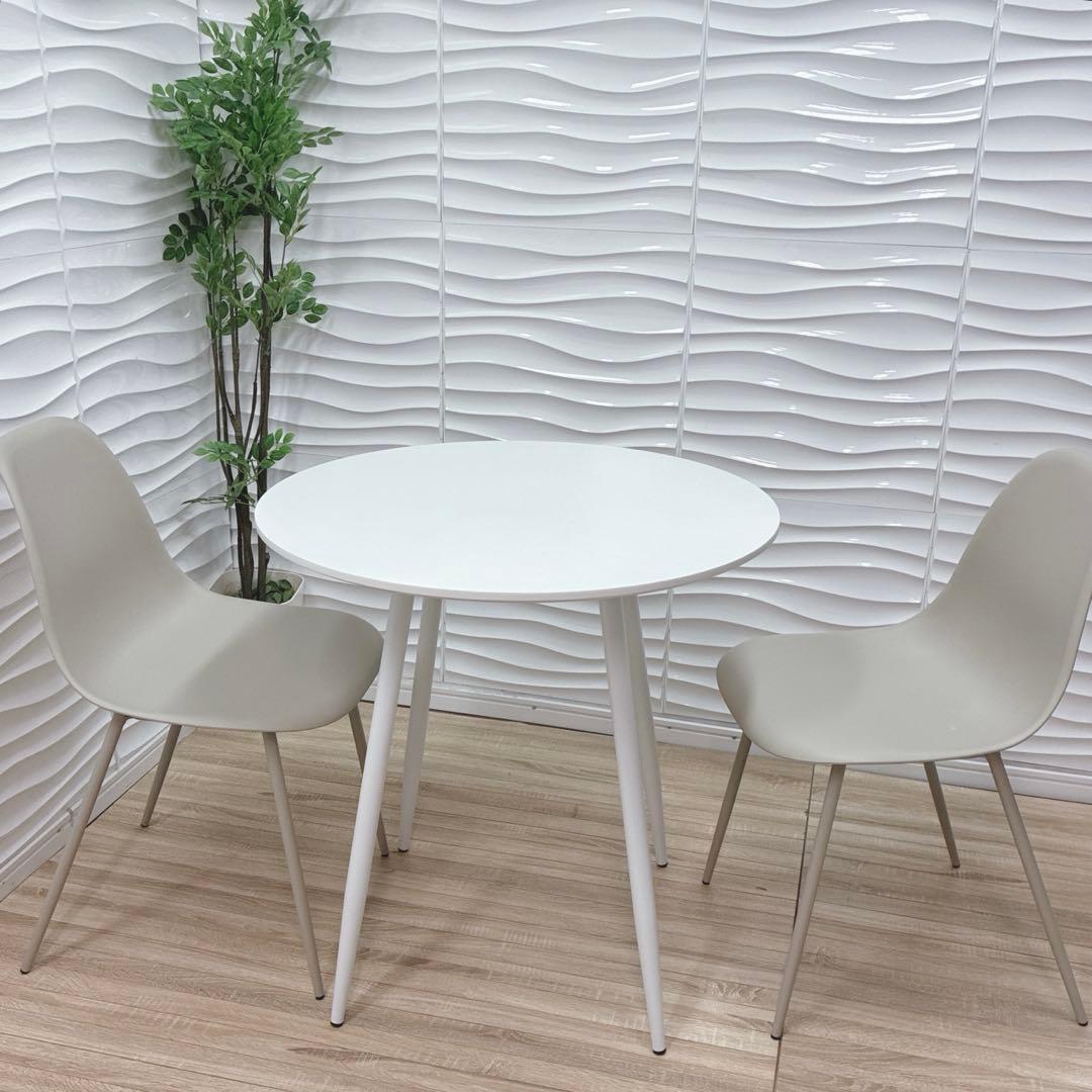 ◇大阪府神戸市配達料無料！◇LOWYAテーブル◇チェア2脚◇ハイテーブル◇