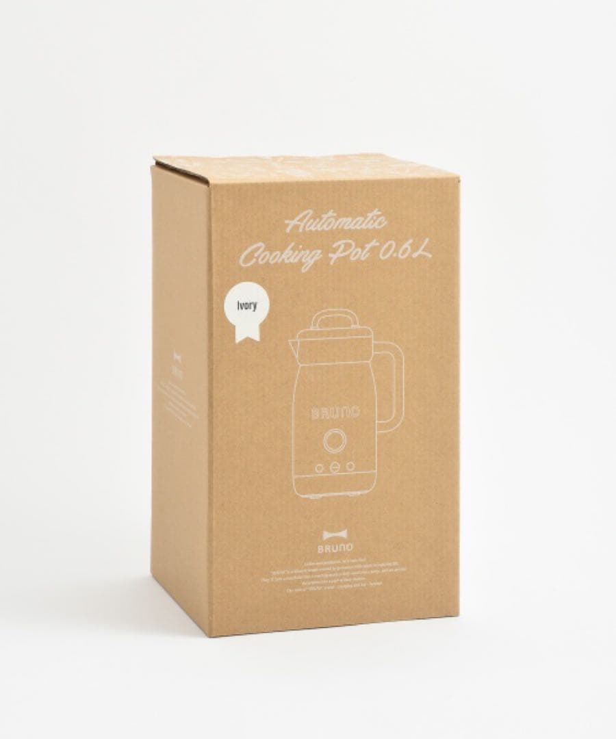 BRUNO オートクックポット 0.6L アイボリー　スープメーカー