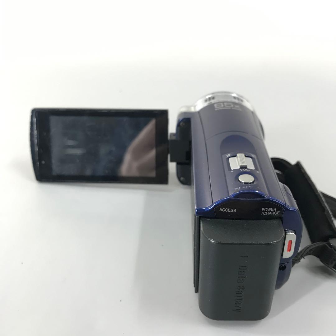 【美品】JVC ビデオカメラ　GZ-E565 Everio エブリオ 青