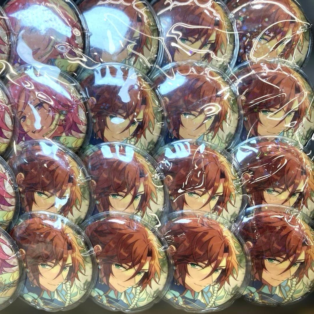 あんさんぶるスターズ 桜河こはく 三毛縞斑 缶バッジ28個 痛バッグ あんスタ