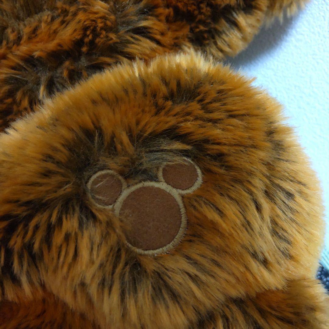 ディズニーベア　寝転び　寝そべり　ダッフィー　WDW　ブラウン　ぬいぐるみ　長毛