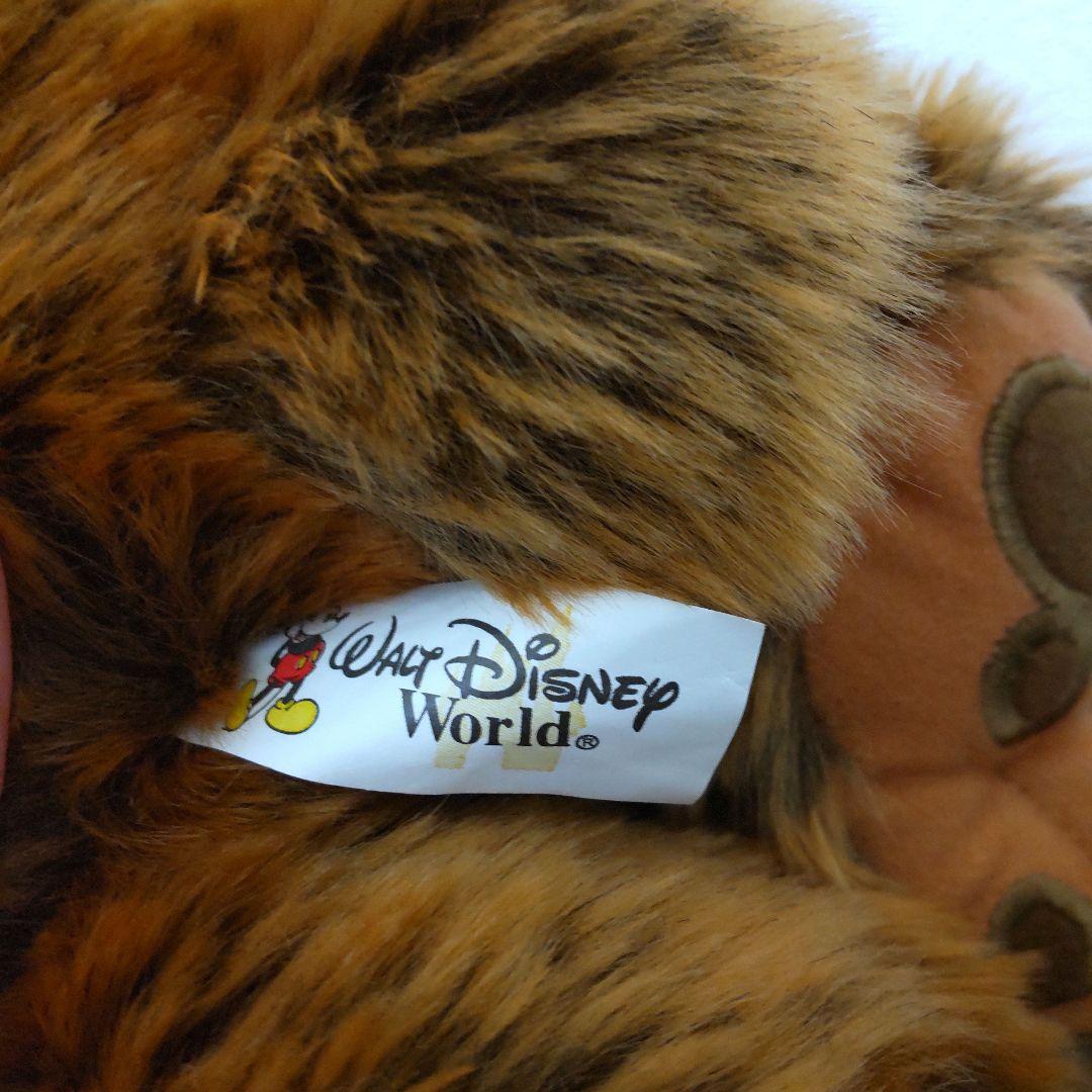 ディズニーベア　寝転び　寝そべり　ダッフィー　WDW　ブラウン　ぬいぐるみ　長毛