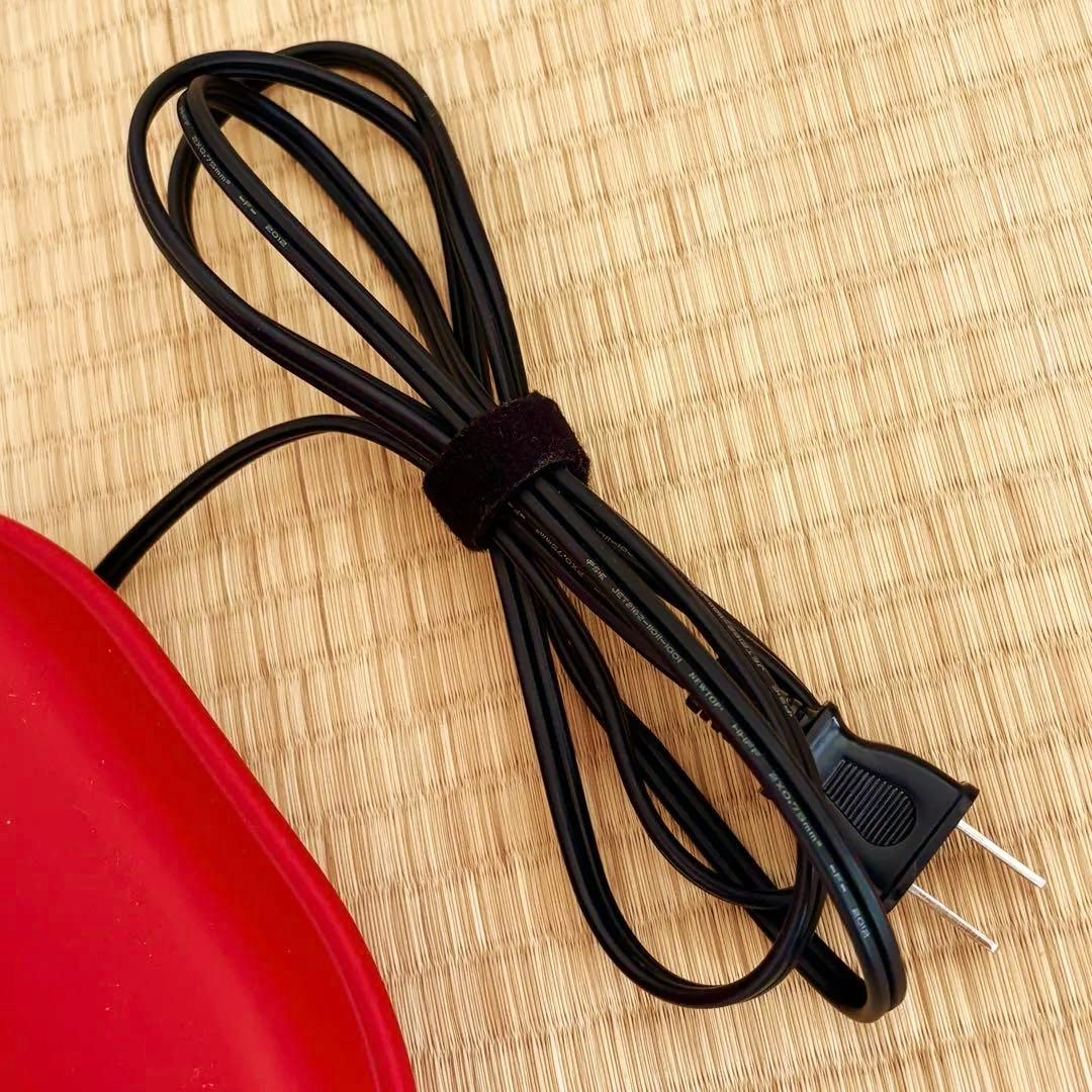 BRUNO カーボンファンヒーター 円柱型 レトロ S 赤 レア かわいい 美品