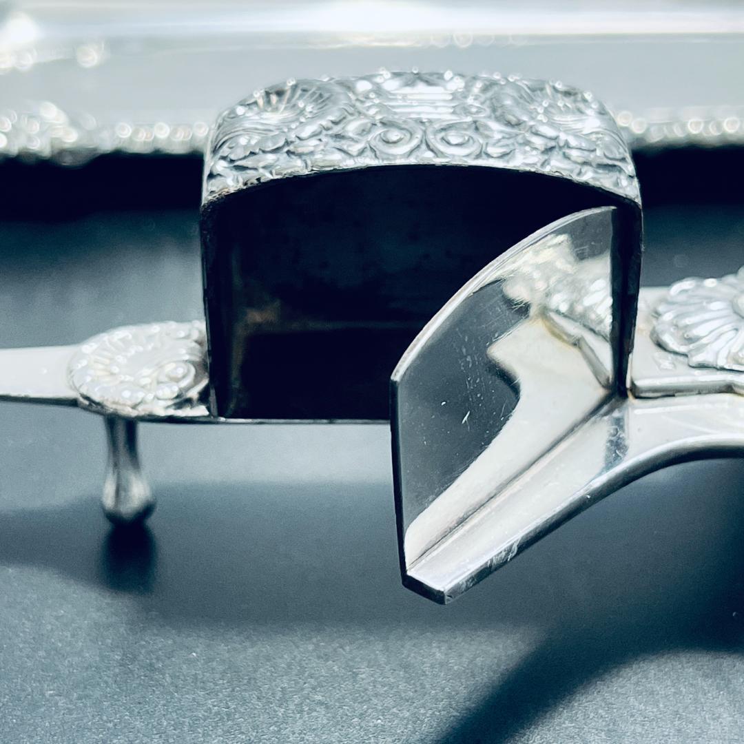 【英国】キャンドルトリマー/トレー【シルバープレート】スニファー/燭台用火消し