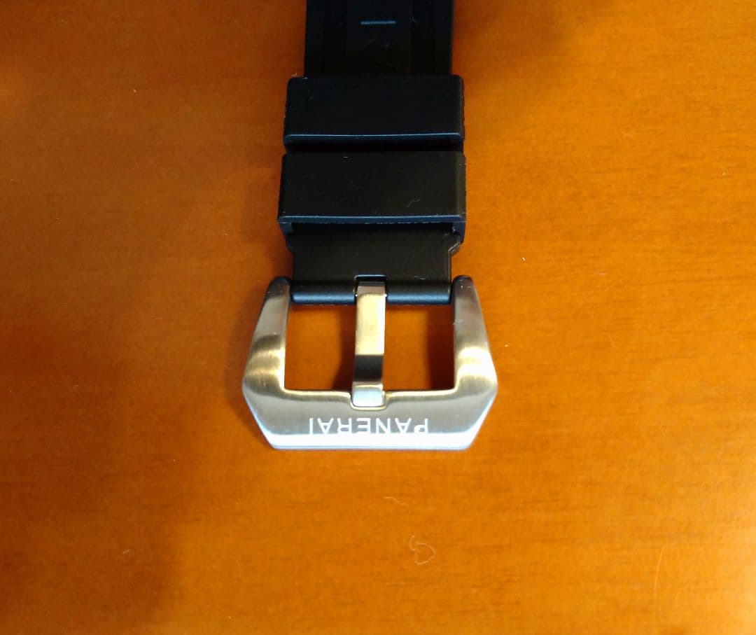 断*男様 OFFICINE PANERAI 44m用ラバーベルト／ブラック　尾錠