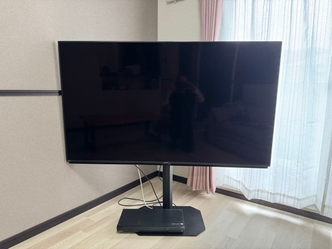 ※引取限定※SHARP スマートテレビ　壁寄せスタンド付き　60インチ