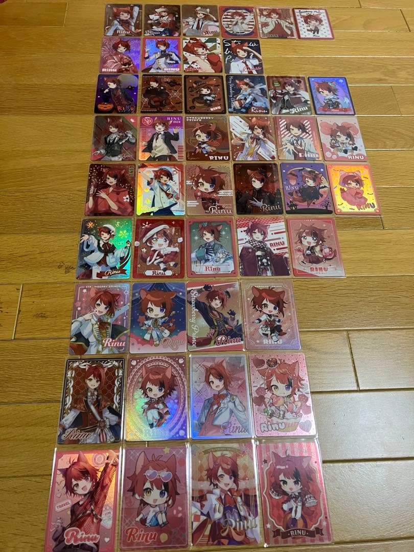 すとぷり莉犬くんのコレクションカードまとめ売り（計45枚）