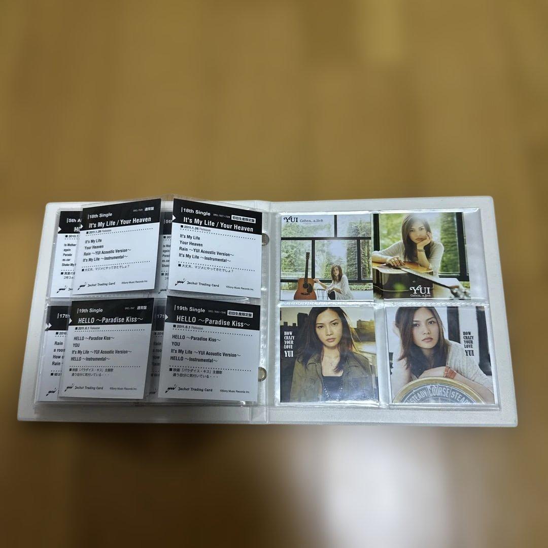【キラ有】YUI ＣＤジャケット トレカ37枚付き