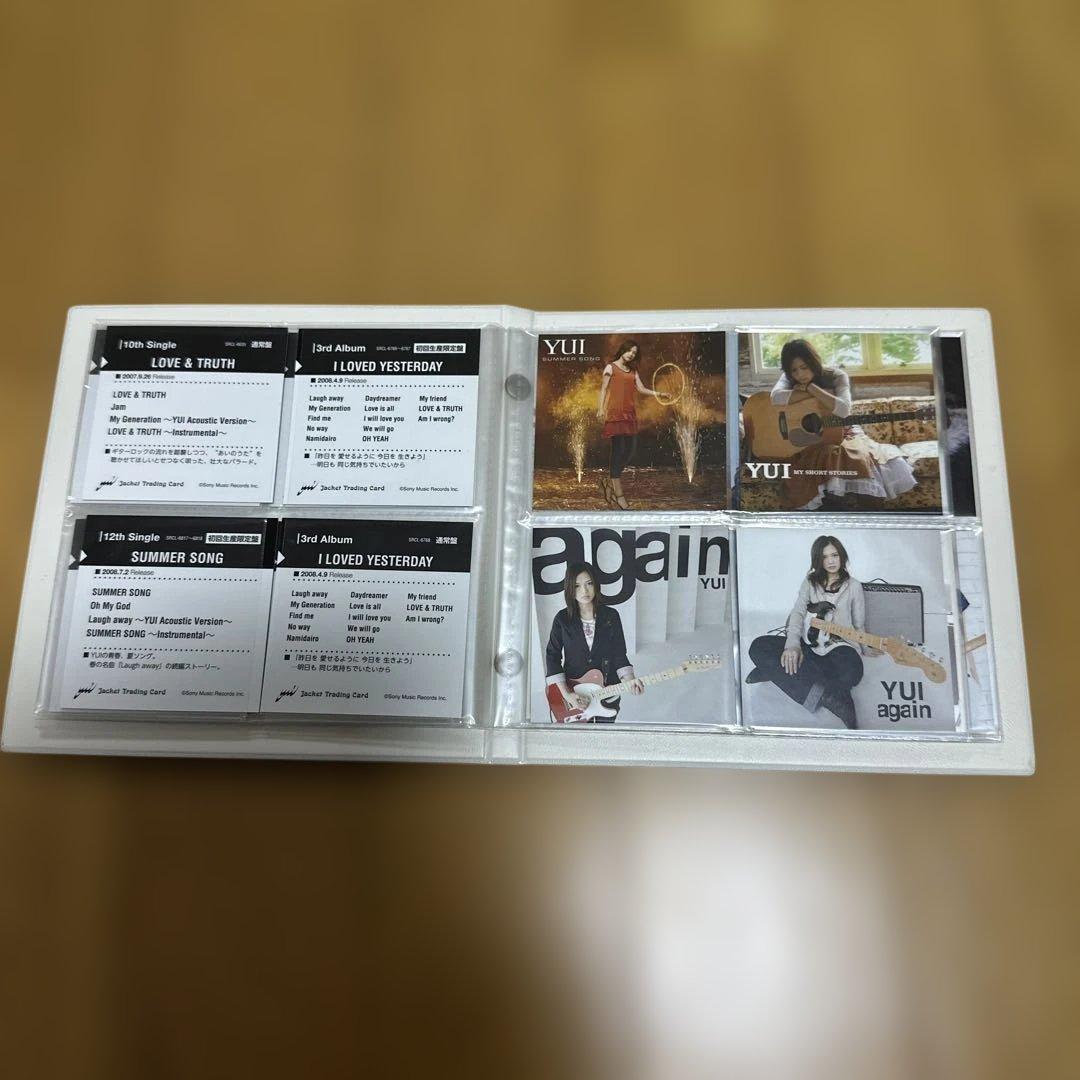 【キラ有】YUI ＣＤジャケット トレカ37枚付き