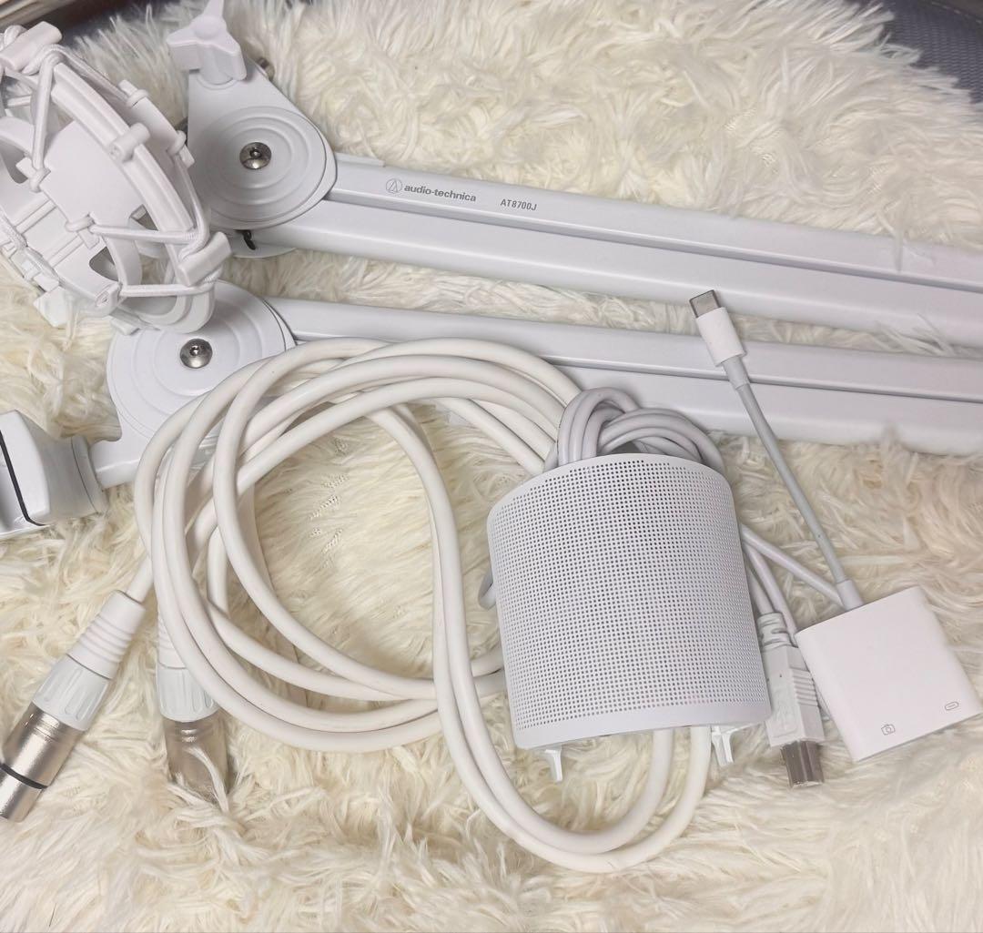 【白フルセット】YAMAHA AG03 × AT2020 配信セット