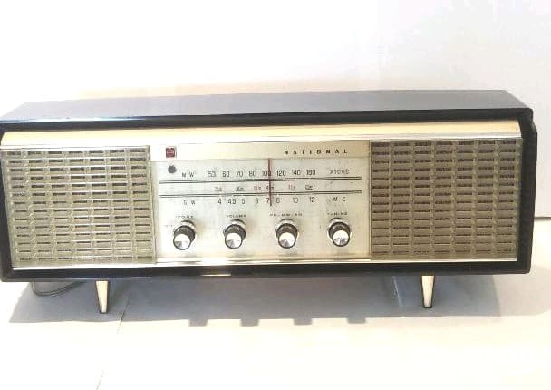 ナショナル2バンド真空管ラジオ、RE-290型（1963年昭和38年式）、作動品