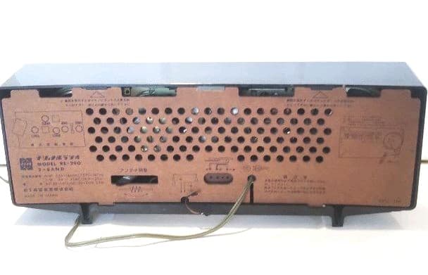 ナショナル2バンド真空管ラジオ、RE-290型（1963年昭和38年式）、作動品