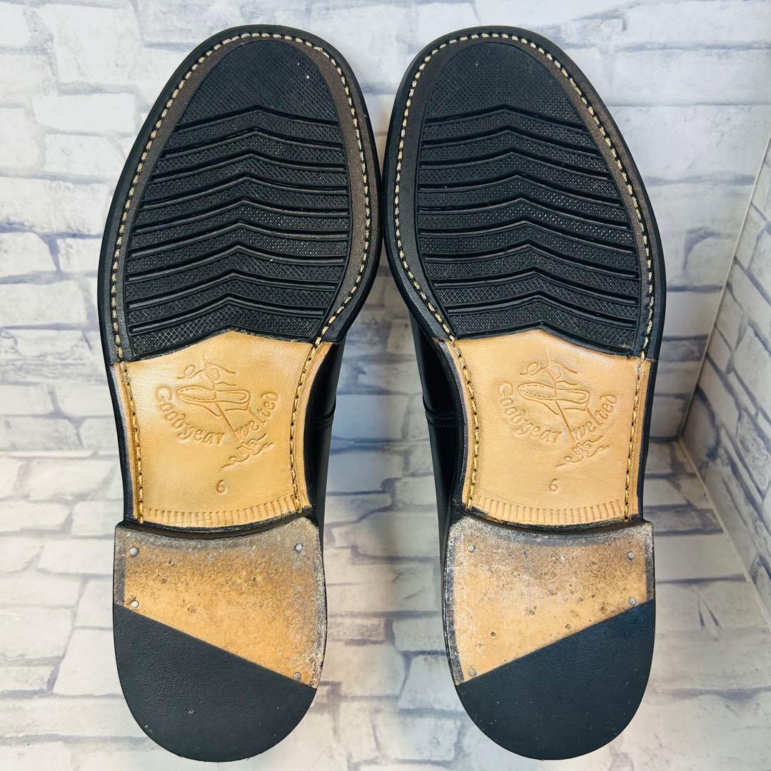 【未使用級】Jalan Sriwijaya 99047 プレーントゥ 黒 6