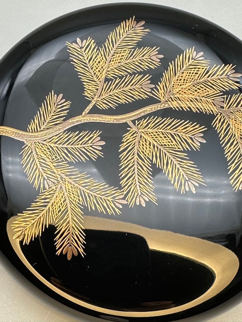 茶道具　棗　鈴木光入　ぶりぶり蒔絵