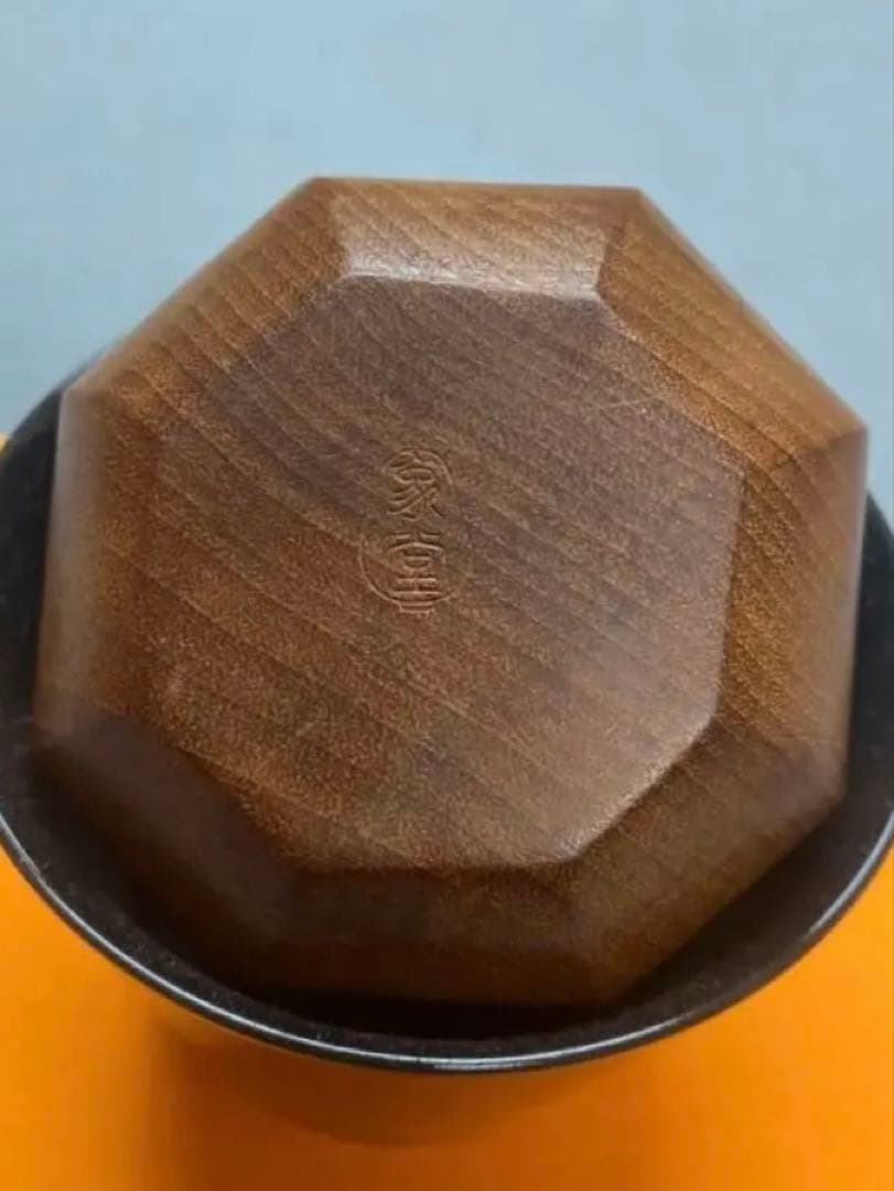 讃岐一刀彫　宗家　山中象堂　達磨　置物