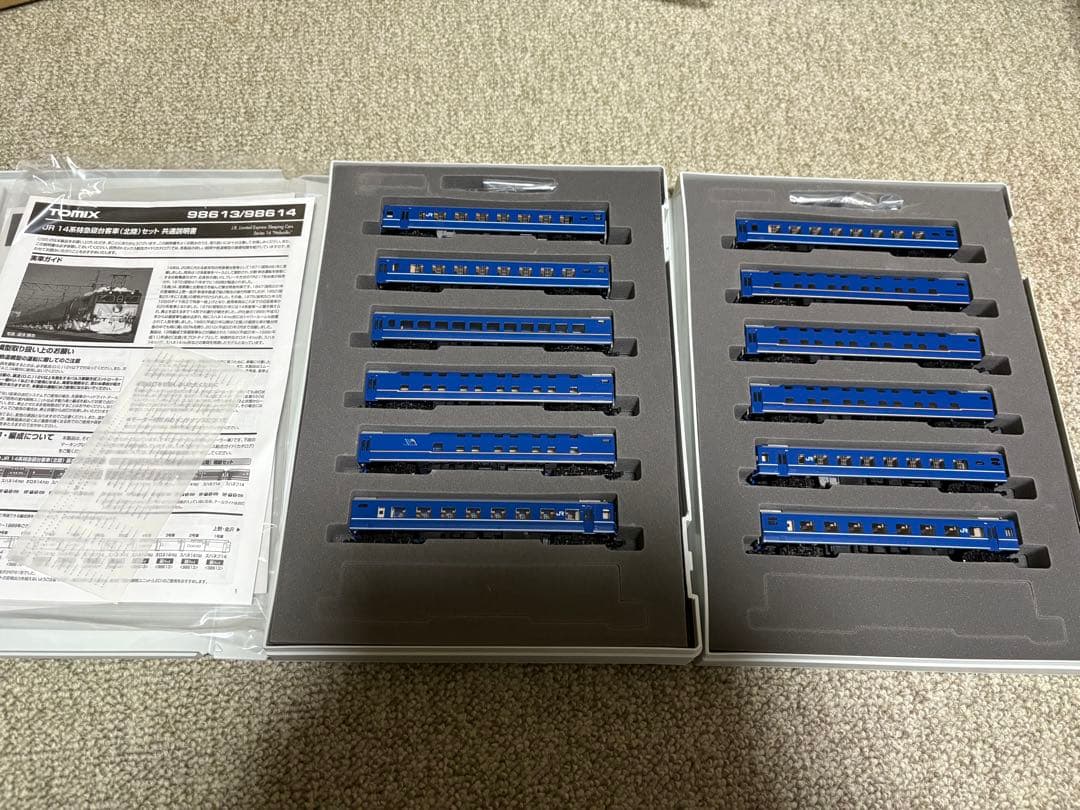 TOMIX 98613+98614　JR 14系「北陸」 基本 + 増結セット