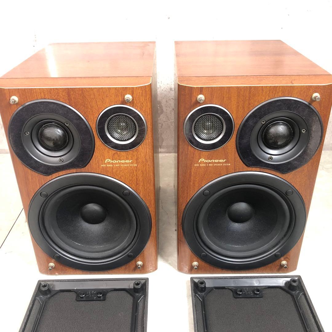 Pioneer　S-N901-LR　 3way　バスレフ型　4Ω　木目柄