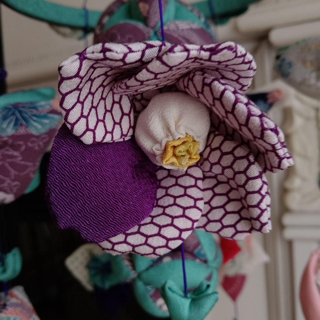 吊るし飾り　吊るし雛　ちりめん細工 　 ハンドメイド　ひな祭り 台付