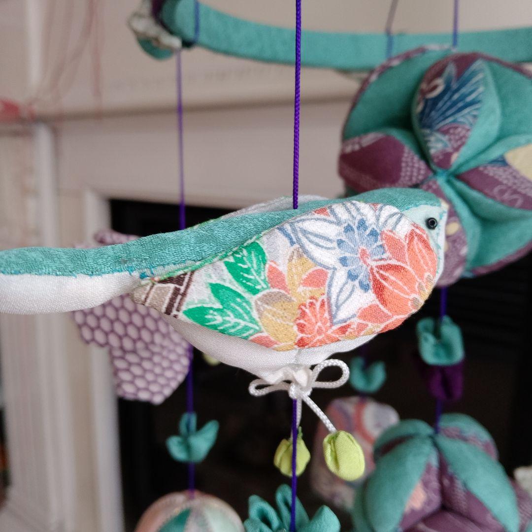 吊るし飾り　吊るし雛　ちりめん細工 　 ハンドメイド　ひな祭り 台付