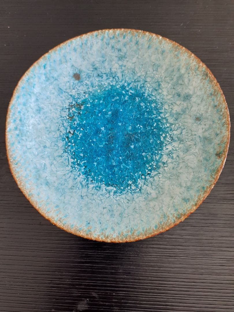 中尾哲彰作　春銀河　布目皿５客