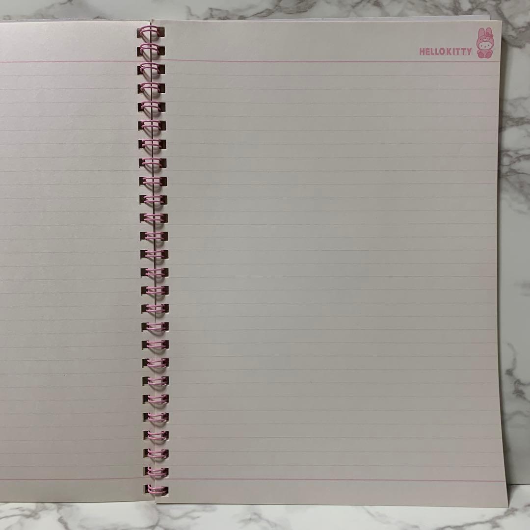 Sanrio ハローキティ 平成レトロ1999年　スパイラルノート B5 うさぎ