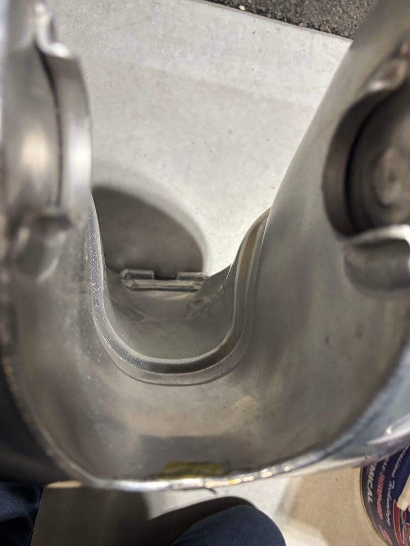 SR400 メタリックシルバータンク B級品