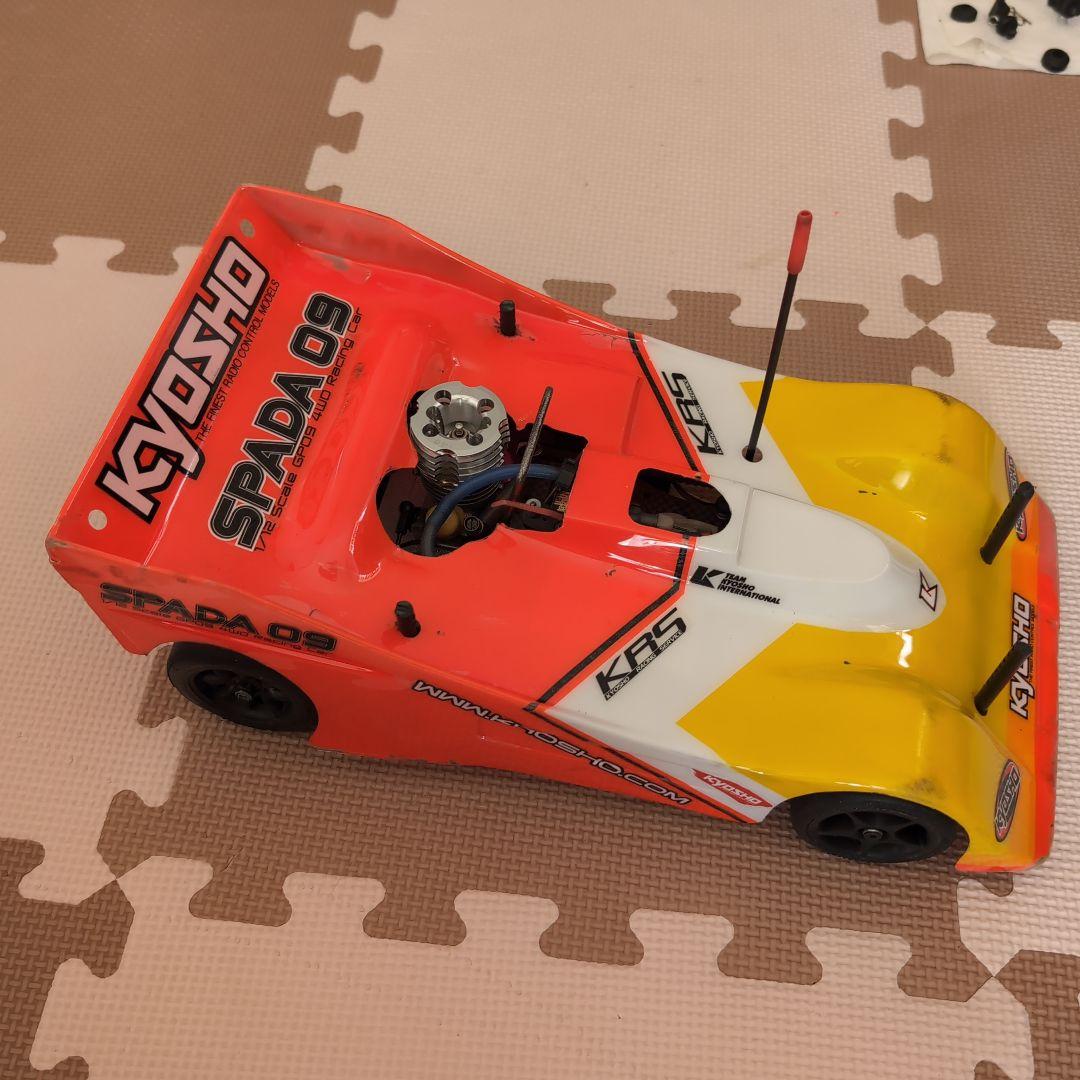 Kyosho Spada 09L ラジコンエンジンカー．プロポ付