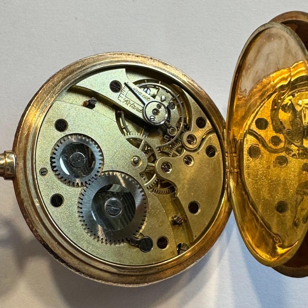 LOUIS AUDEMARS 懐中時計 K14 刻印 1880-1934