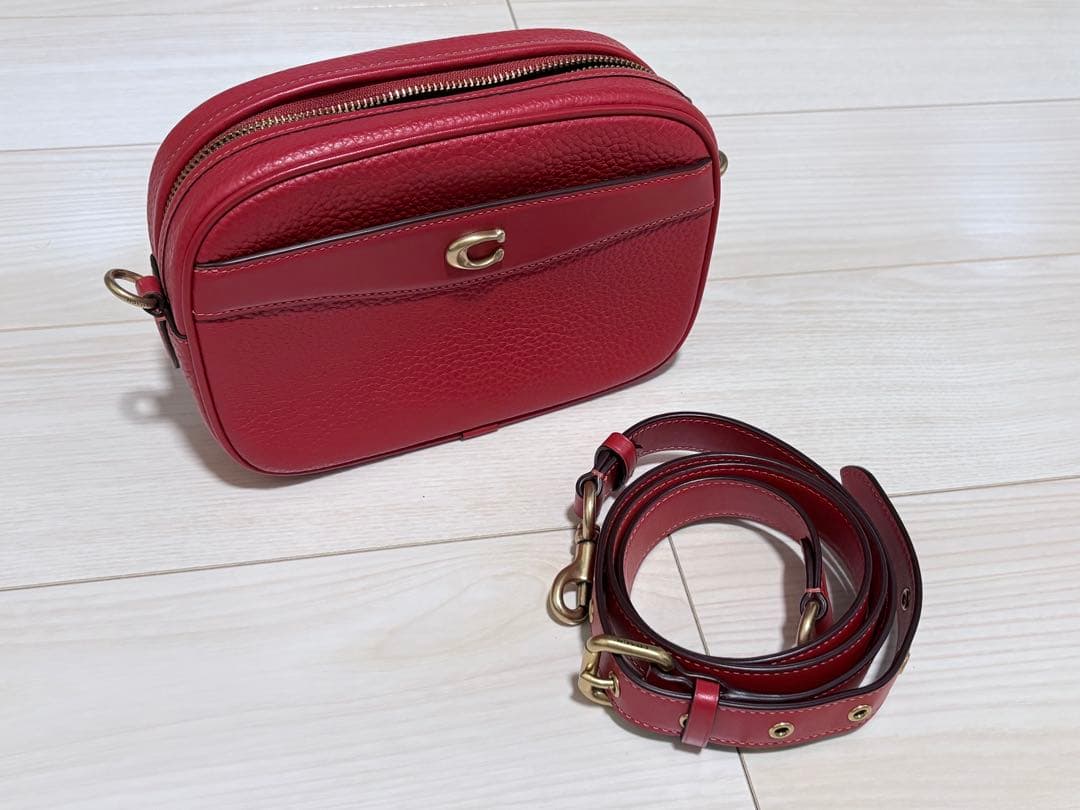 美品 コーチ ショルダーバッグ カメラバッグ 斜め掛け CC386 クロスボディ