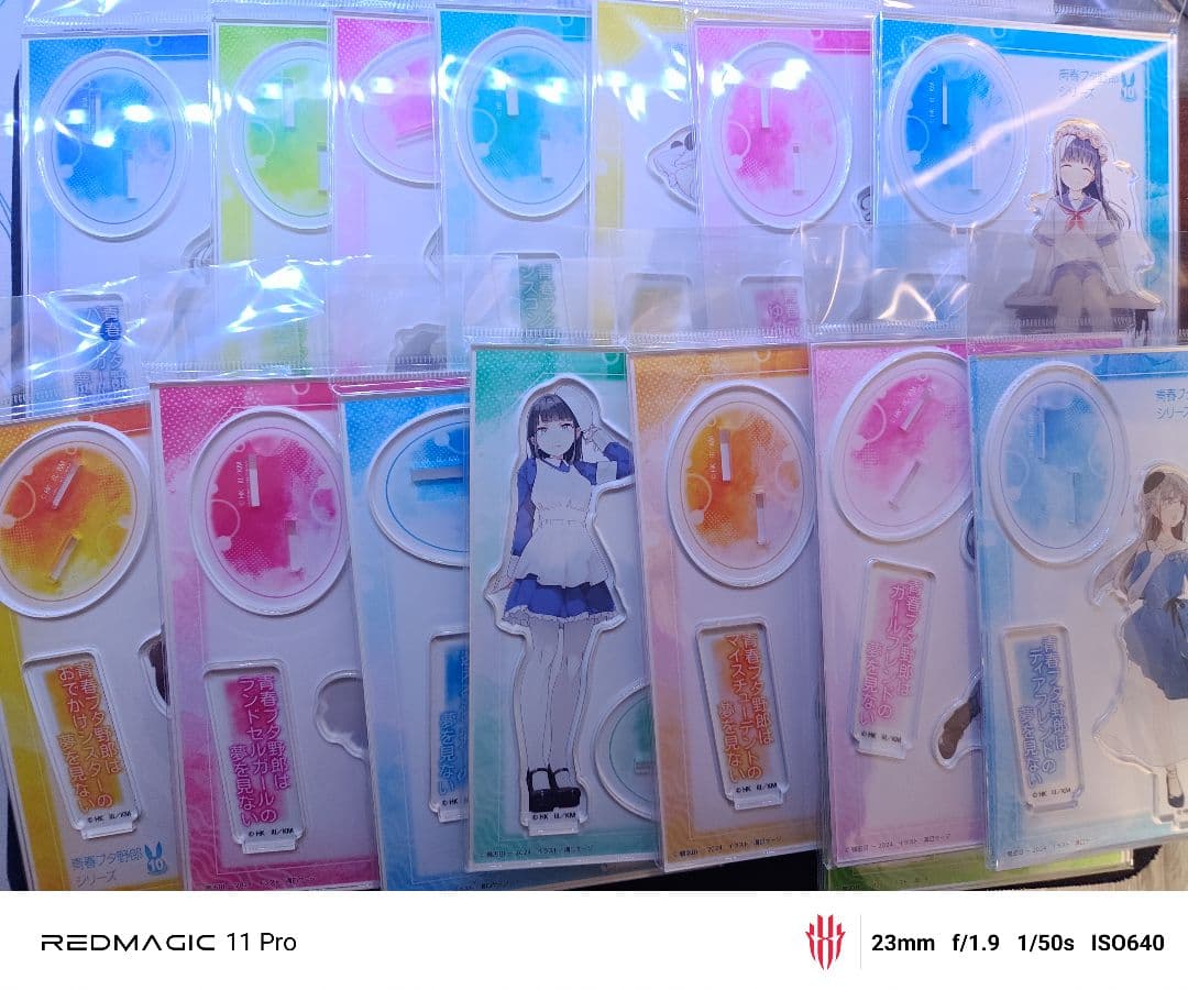 電撃文庫「青春ブタ野郎シリーズ」10周年記念アクリルフィギュア15種類　未開封品