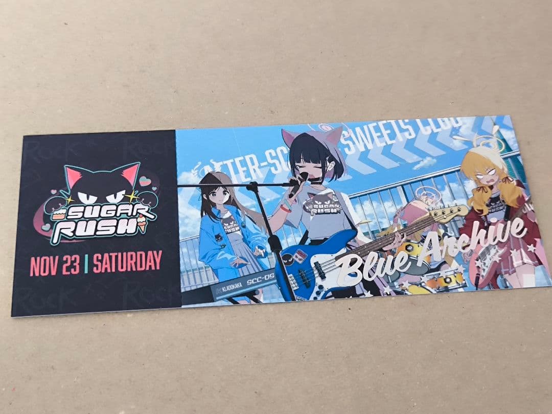 韓国版ブルーアーカイブ 3周年記念イベントグッズセット SUGAR RUSH