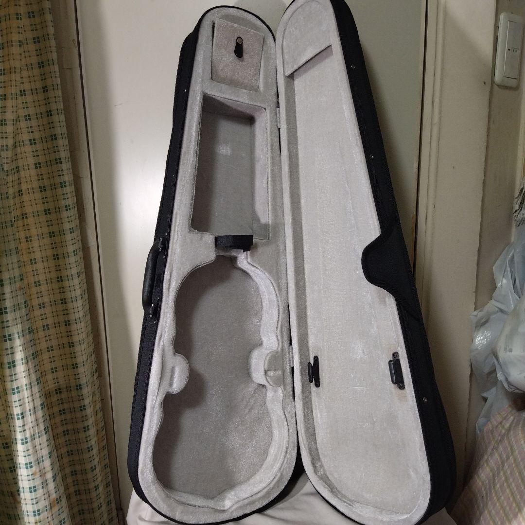 ♥新品未使用4/4♥初心者用バイオリン♥値引済♥弓、ケース、松脂付き