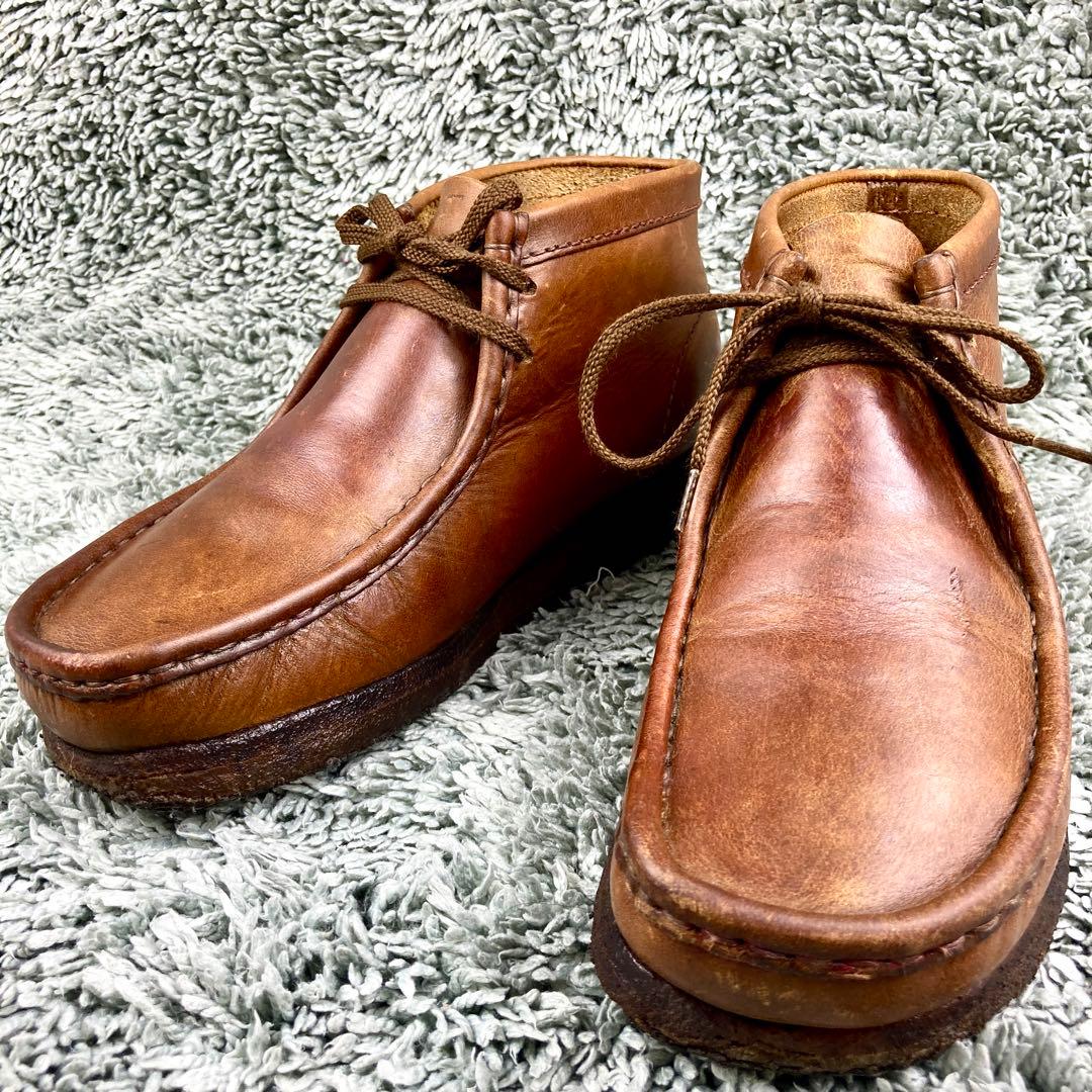 Clarks クラークス ワラビー レザー ブラウン8 26cm