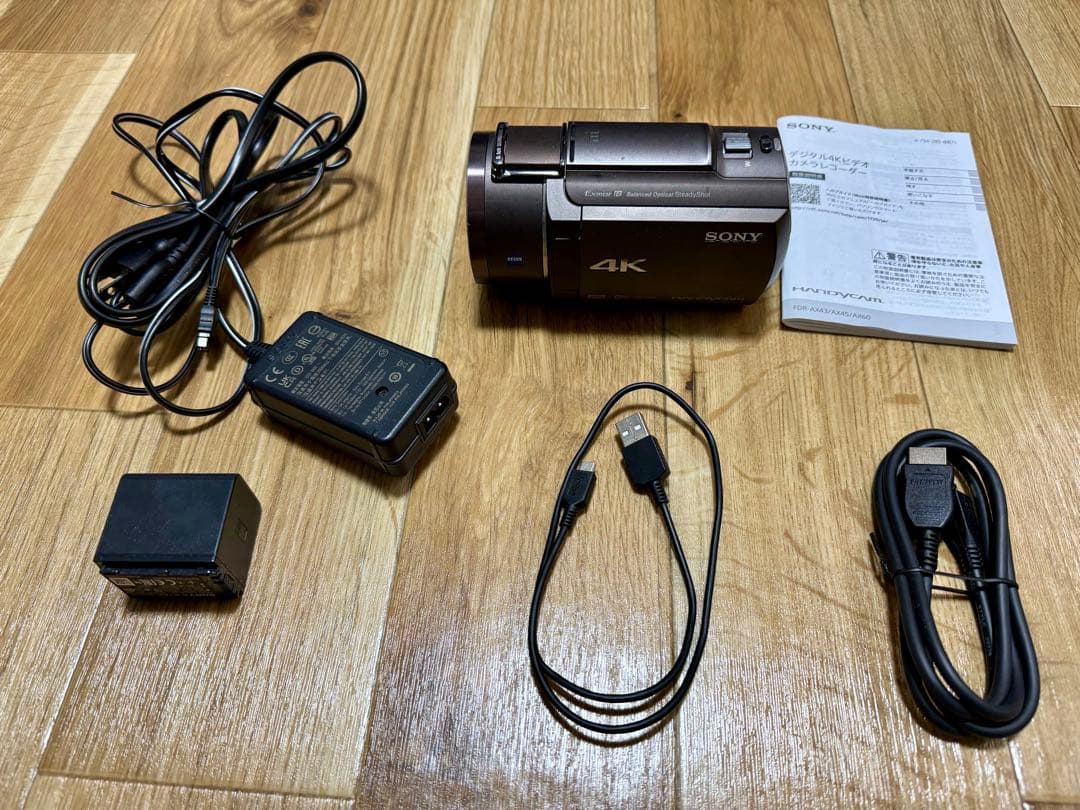 SONY 4K ビデオカメラ FDR-AX45 本体 【ジャンク】
