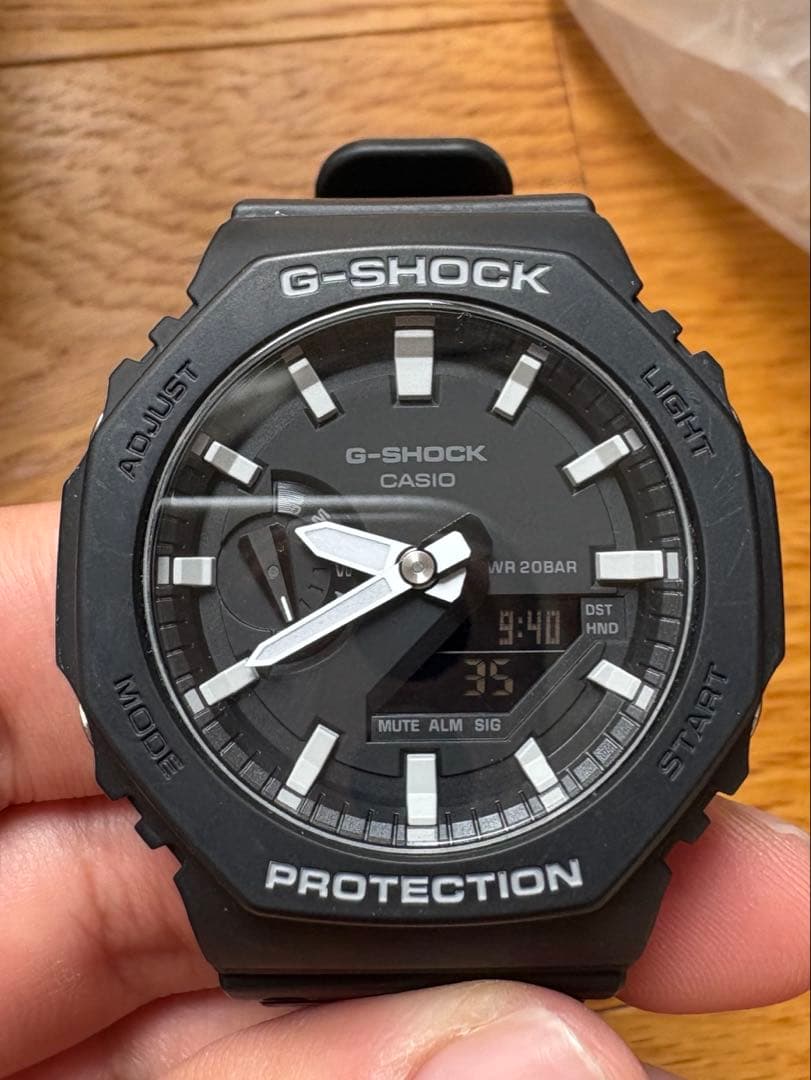 G-SHOCK CASIO GA-2100-1ADR カシオーク ブラック
