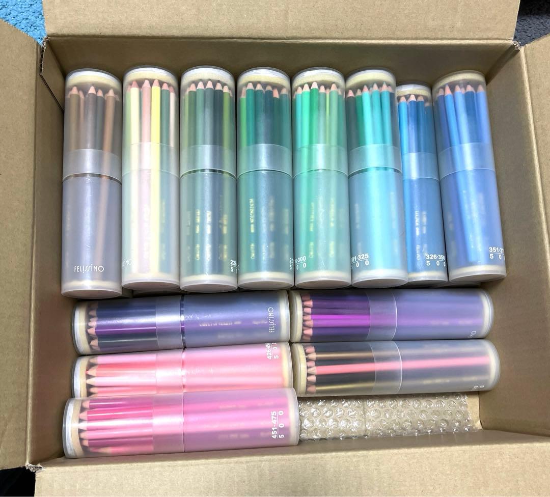 フェリシモ　500色色鉛筆　(1本不足)