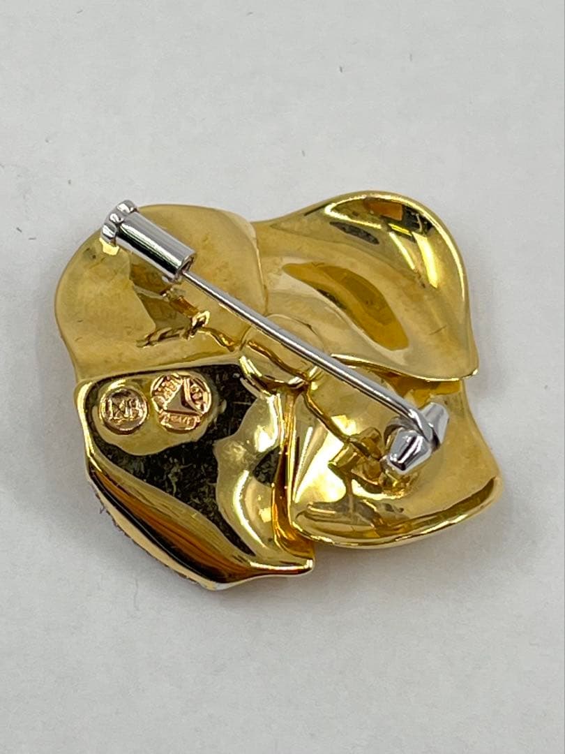 【おおちゃんさま専用】K18 ブローチ 金 7.6g