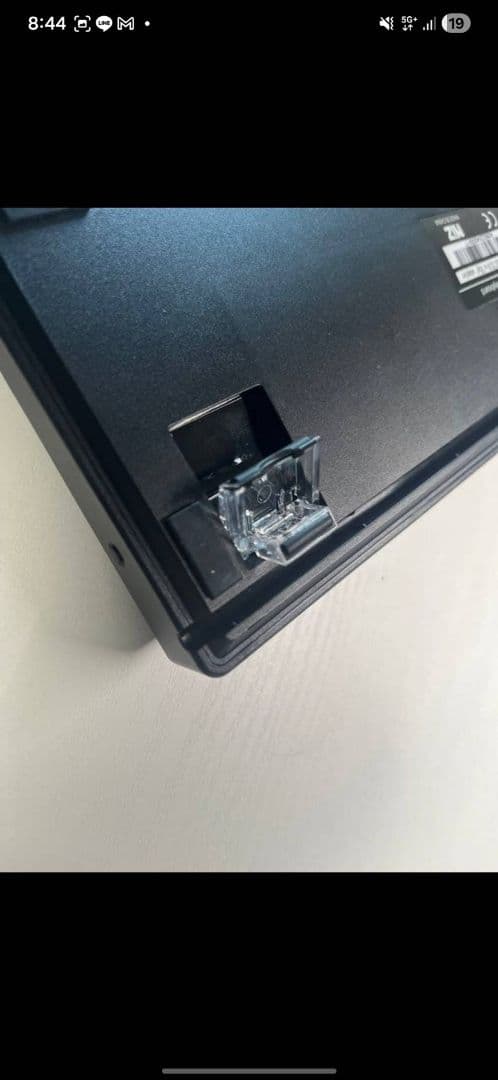 コンパクトキーボード ダークブルー ベージュ