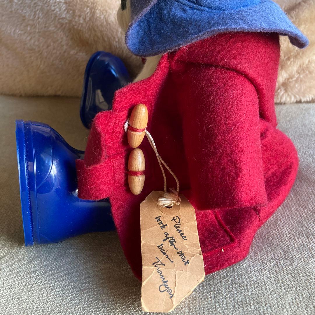 パディントンベア 40年物 ヴィンテージ タグ付き 英国製 フルセット