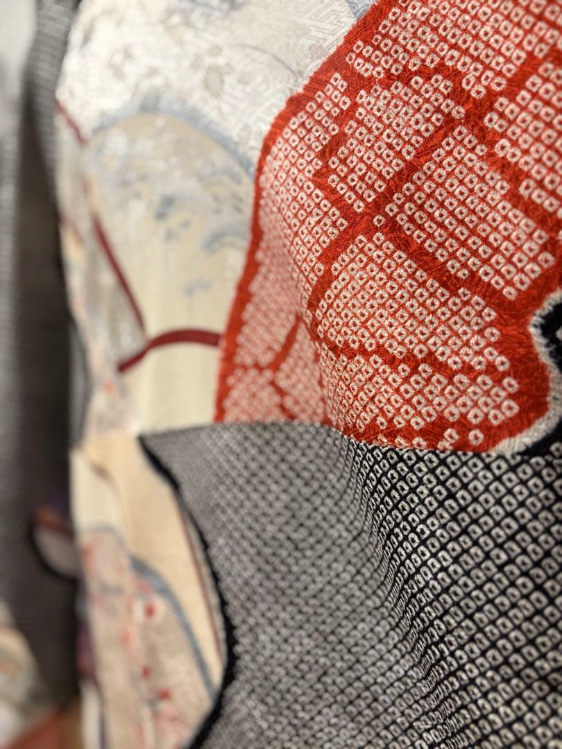 値下げ‼️⭐︎伝統的な和装スタイル⭐︎ 希少な総絞りの振袖・帯セット（購入時80万円）