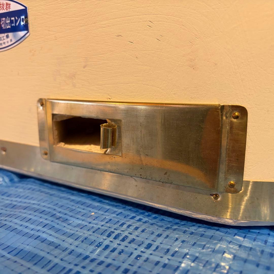 【未使用品】丸和工業製 天然切り出し大判七輪 角形 網2枚付き