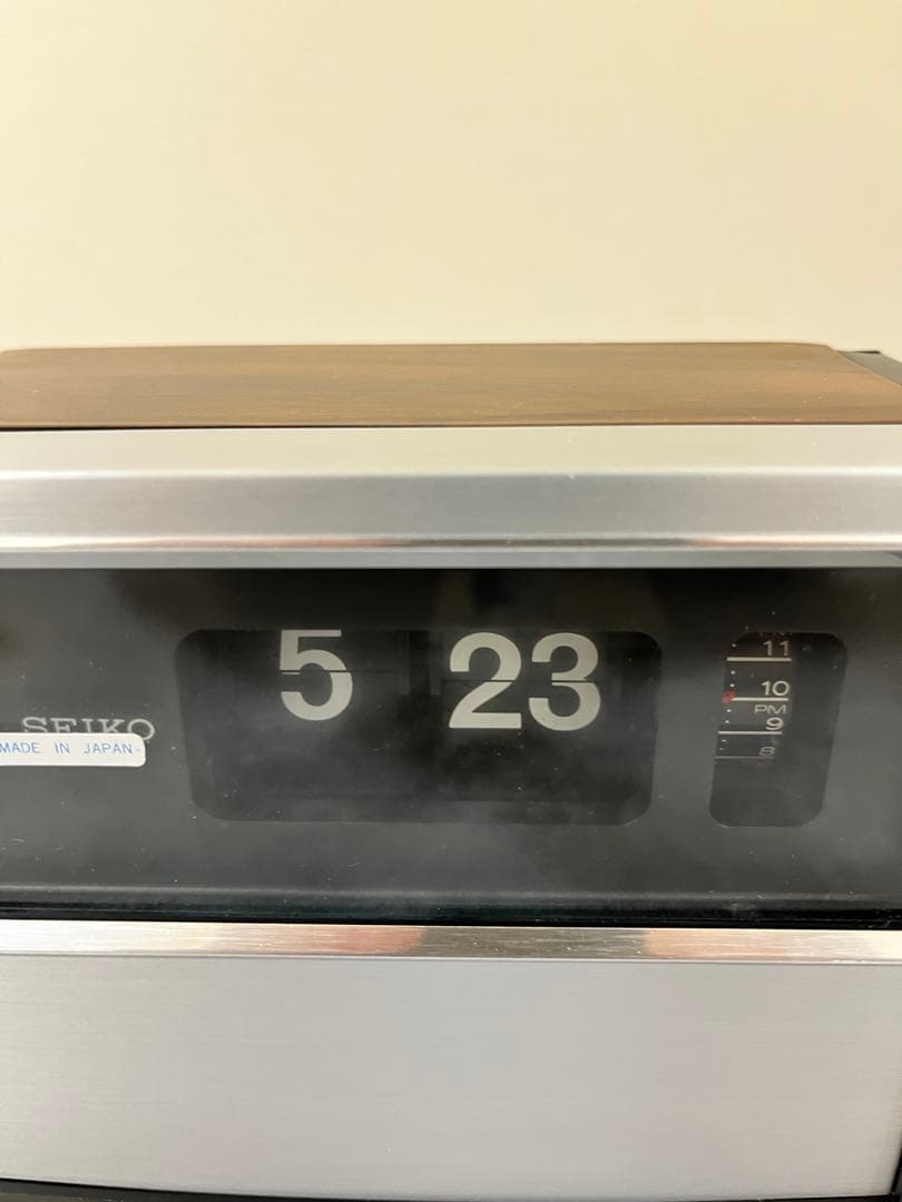 セイコー　SEIKO パタパタ時計　フリップ時計　目覚まし時計　昭和レトロ