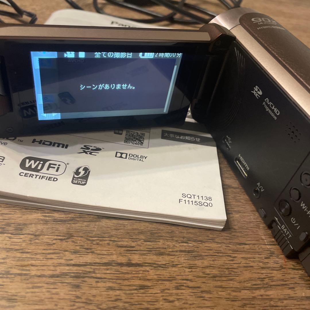 パナソニック HDビデオカメラ ブラウン HC-W580M